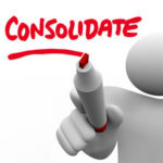 sign that reads consolidate sign that reads consolidate