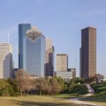 A Panorama View of Downtown Houston, Texas